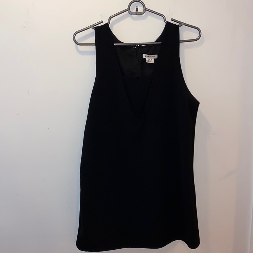Glamorous Brand Mini Black Dress w/ small cutout
